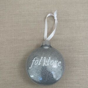 Taylor Swift Inspired Folklore Ornament